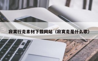 微山寂寞行走素材下载网站（寂寞走是什么歌）